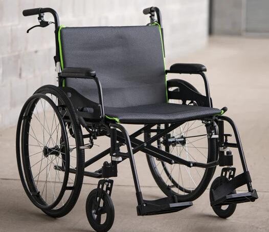 Black Featherweight Wheelchair